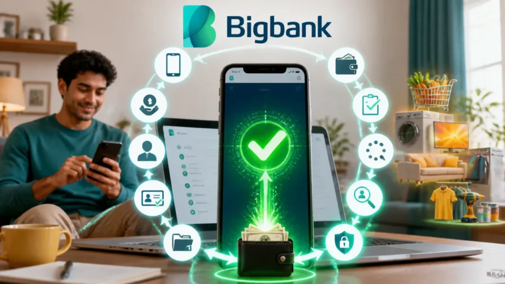 Veja o Processo de Solicitação do Empréstimo Bigbank